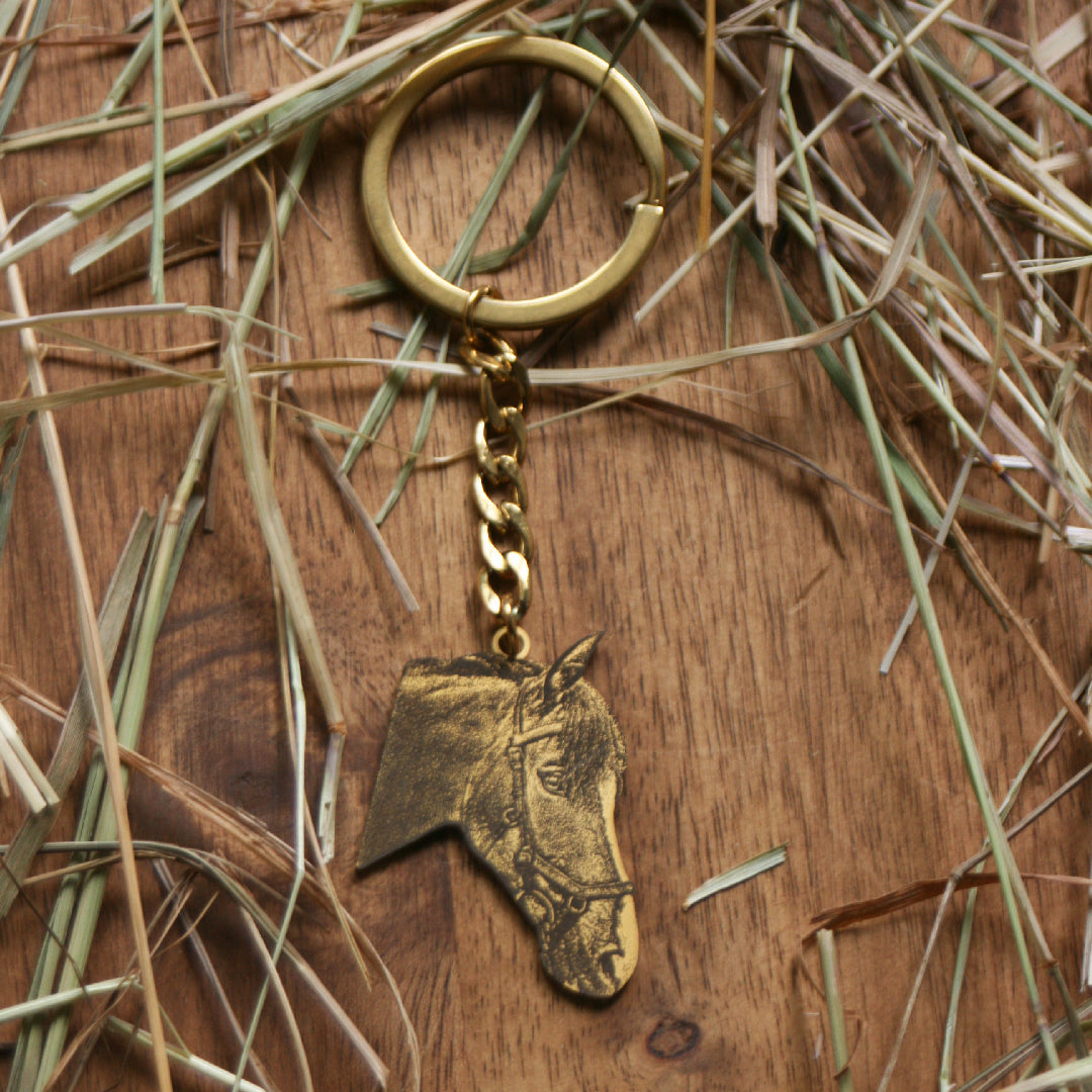 Equine Cutout Keychain
