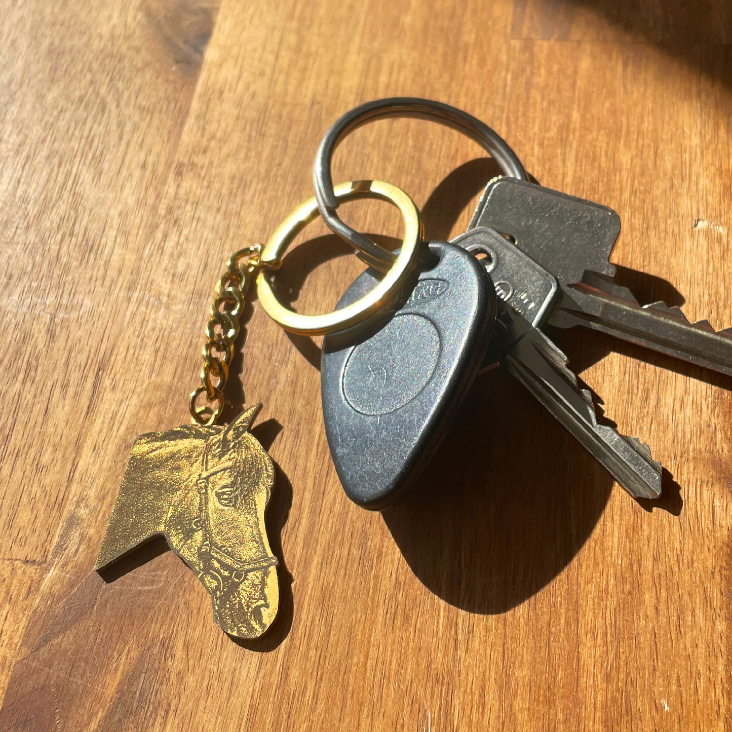 Equine Cutout Keychain