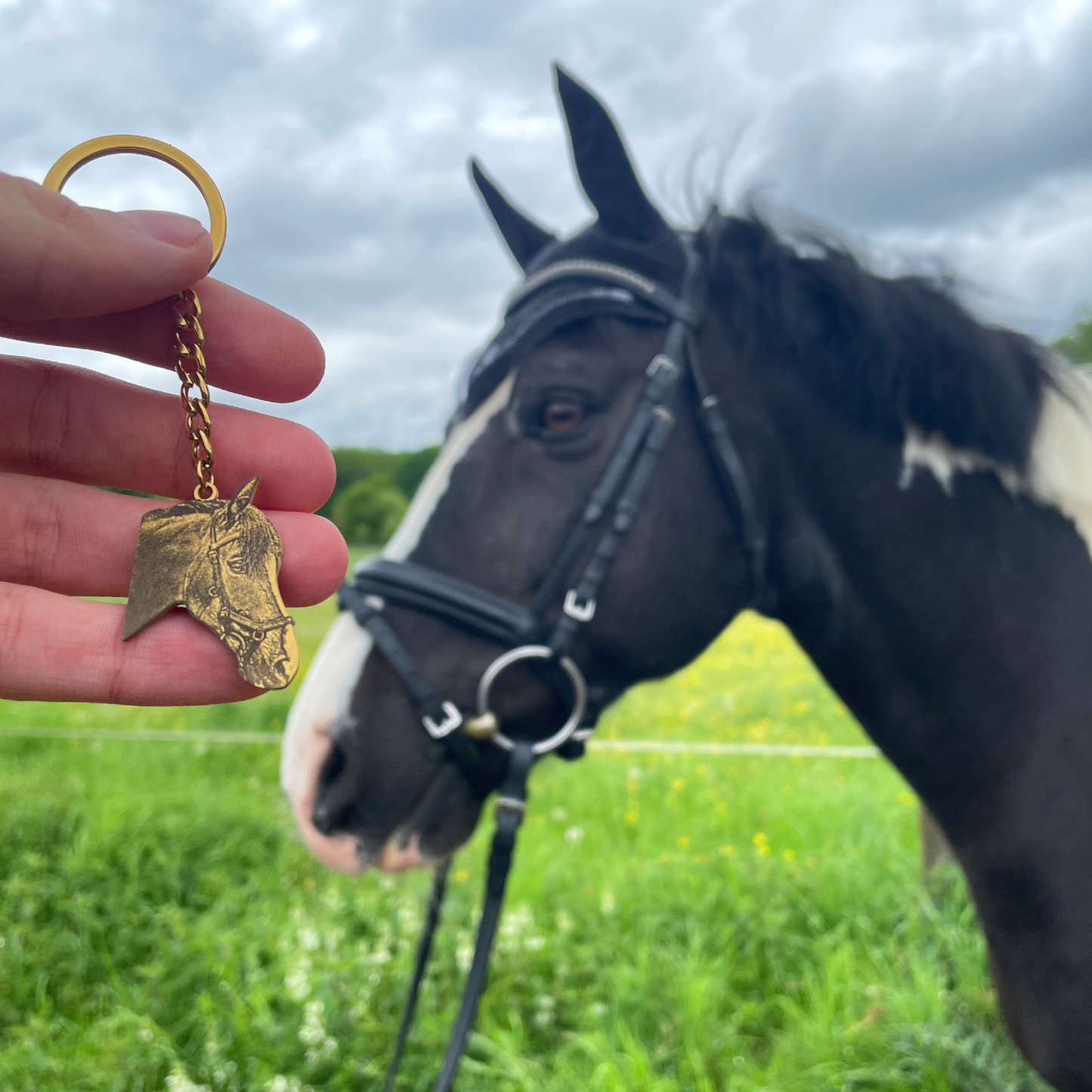 Equine Cutout Keychain