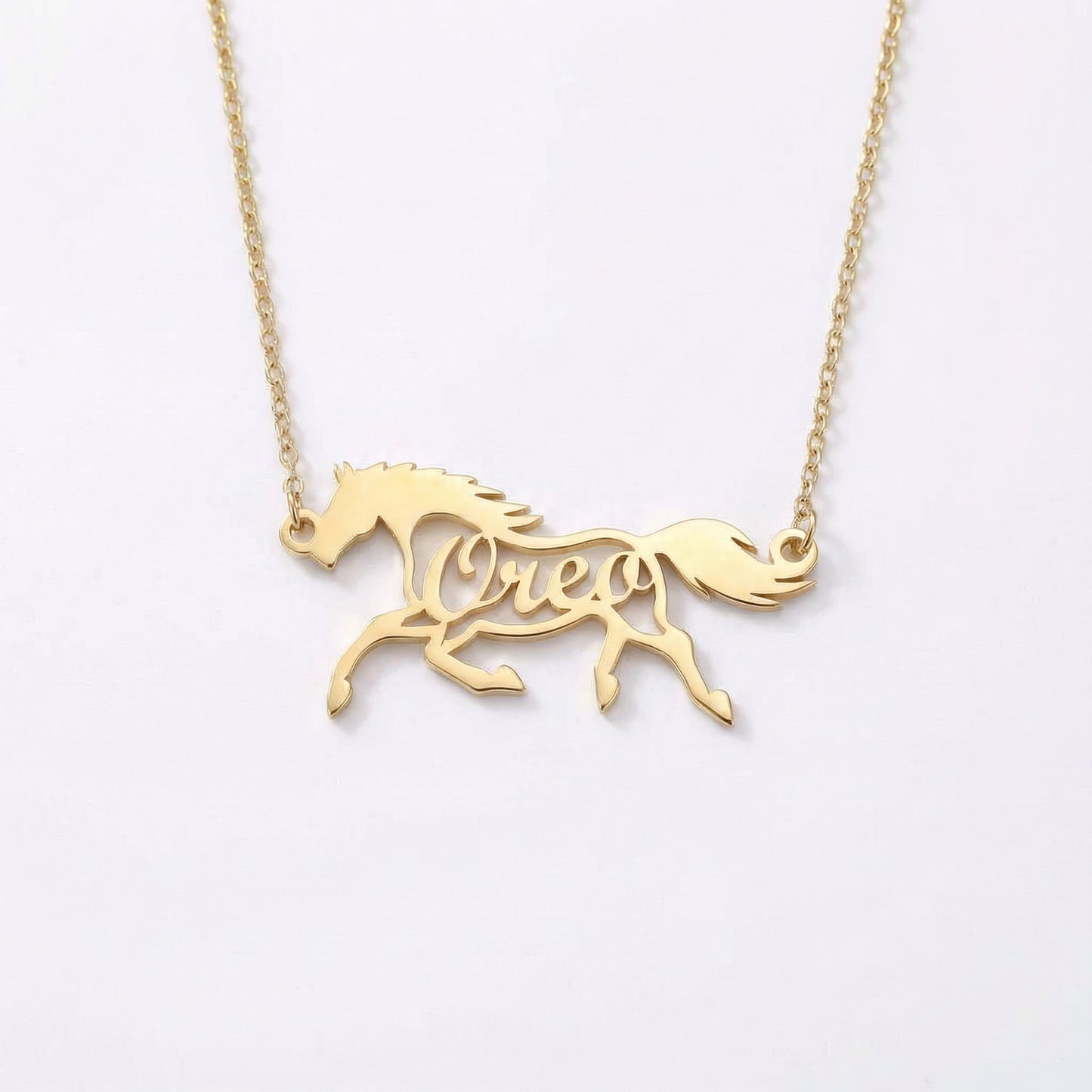 Steed Name Necklace - Galloperly