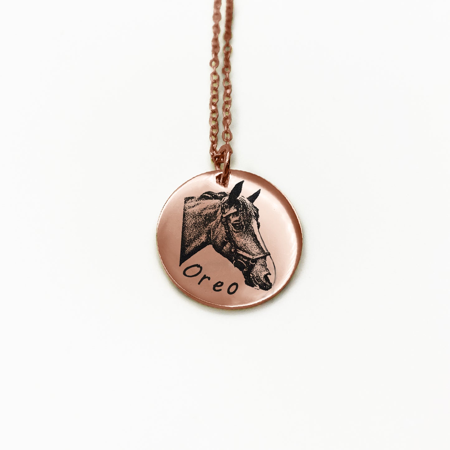 Steed Engraved Necklace - Galloperly