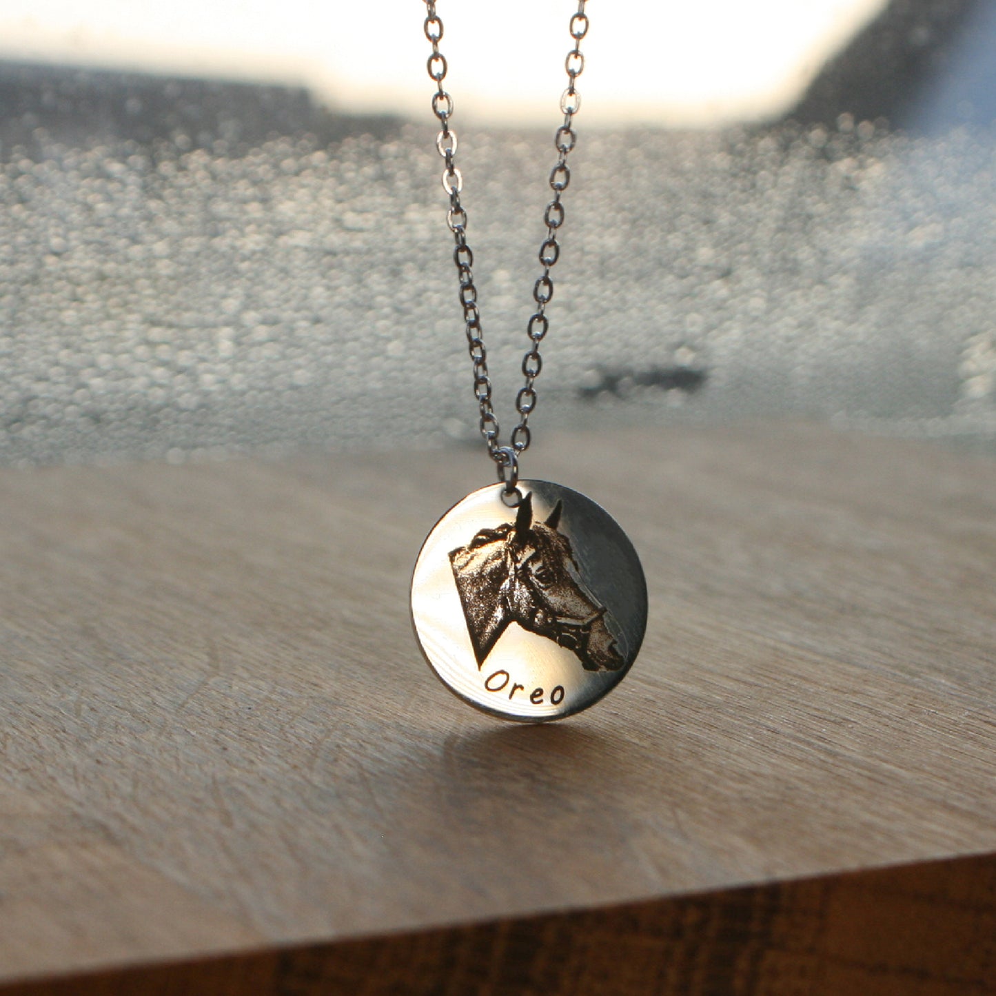 Steed Engraved Necklace - Galloperly
