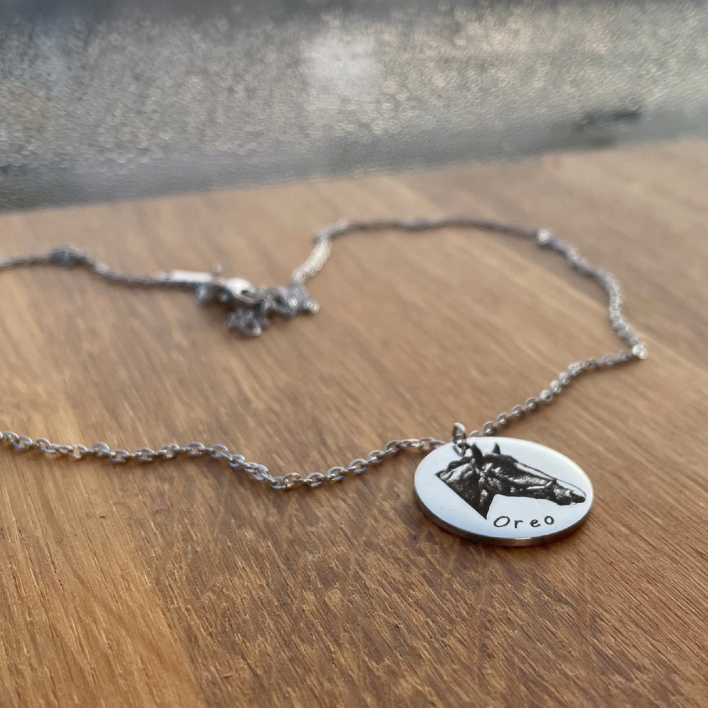 Steed Engraved Necklace - Galloperly