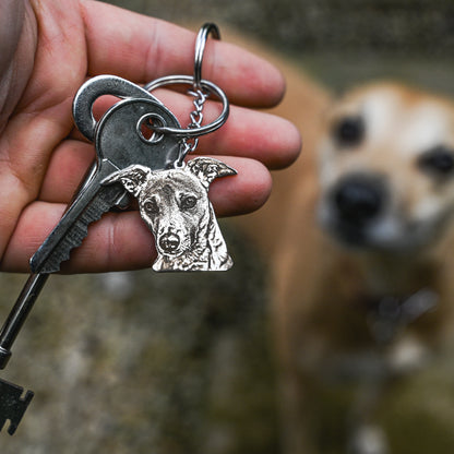 Equine Cutout Keychain