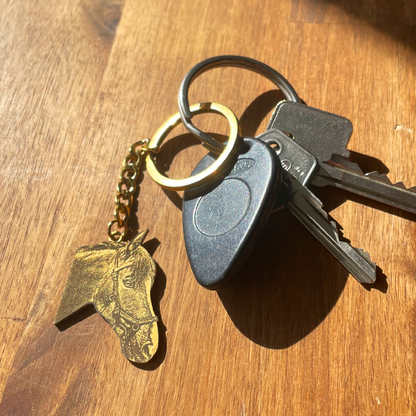 Equine Cutout Keychain