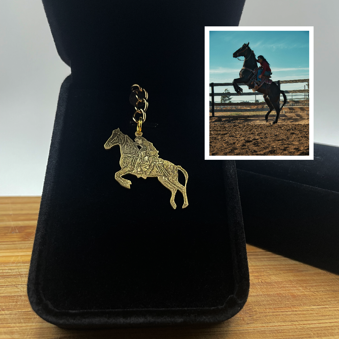 Equine Cutout Keychain - Galloperly