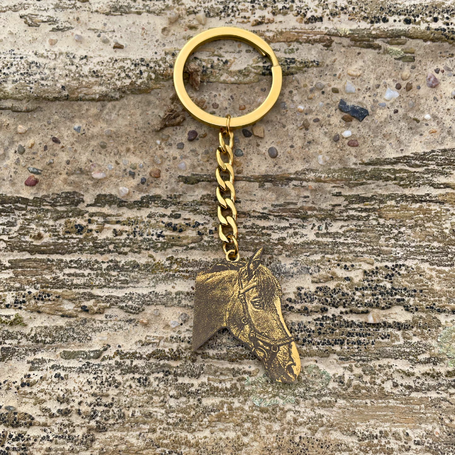 Equine Cutout Keychain