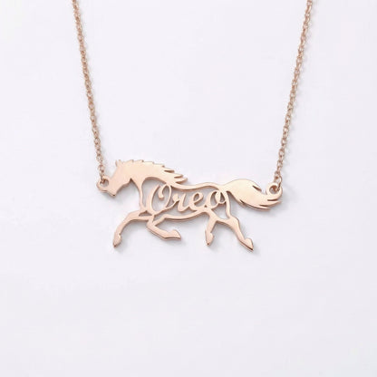 Steed Name Necklace