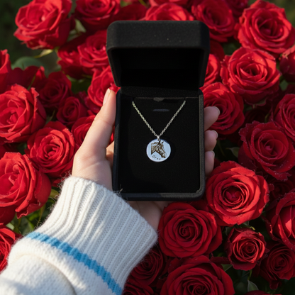 Steed Engraved Necklace