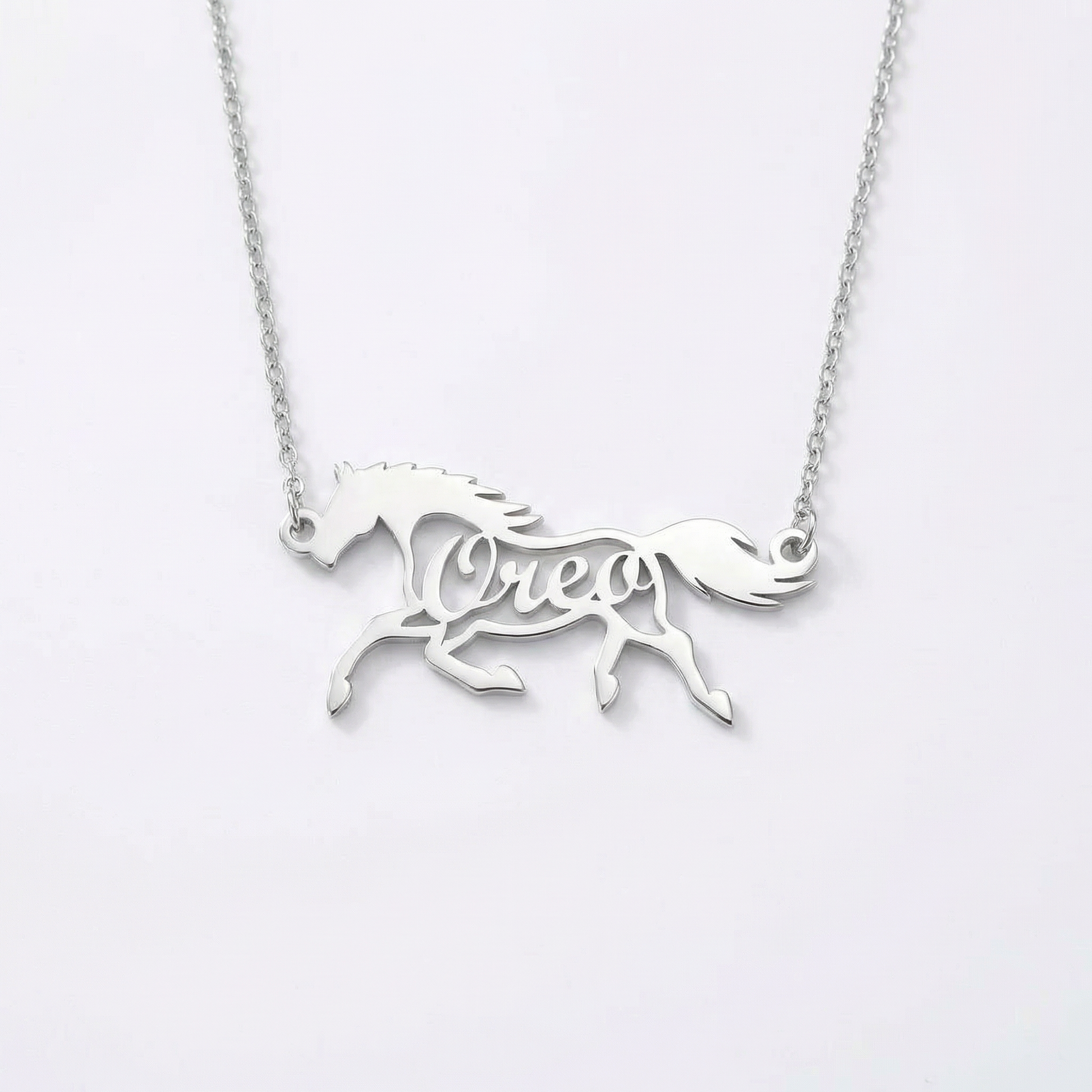Steed Name Necklace - Galloperly