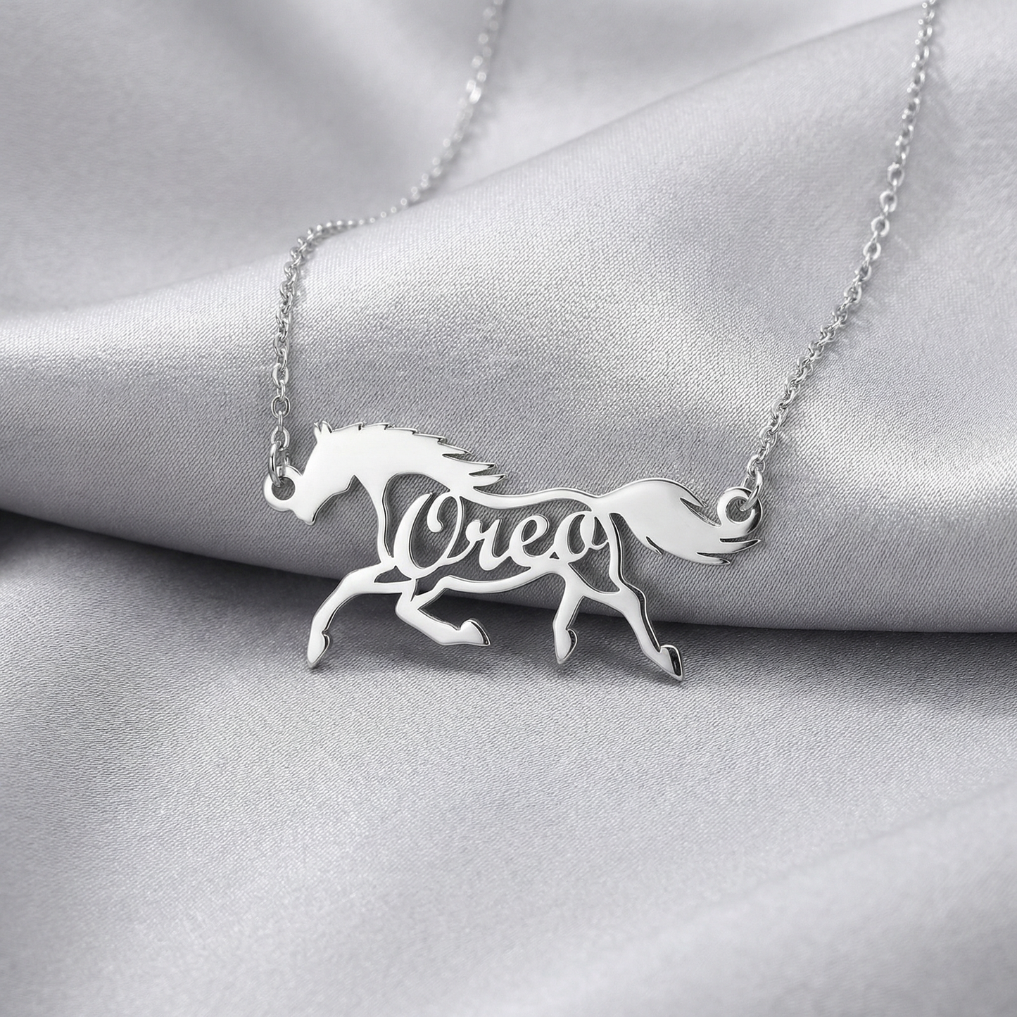 Steed Name Necklace - Galloperly